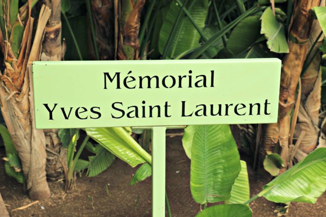 Yves Saint Laurent Memorial im Jardin Majorelle