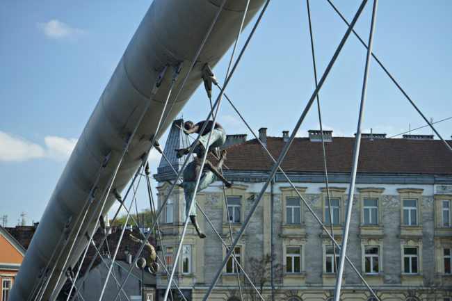 zakochani brücke krakau